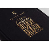 5 year diary Gate - Black - 2 - Midori - Tidformera