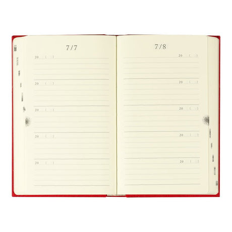5 year diary Gate - Red - 6 - Midori - Tidformera