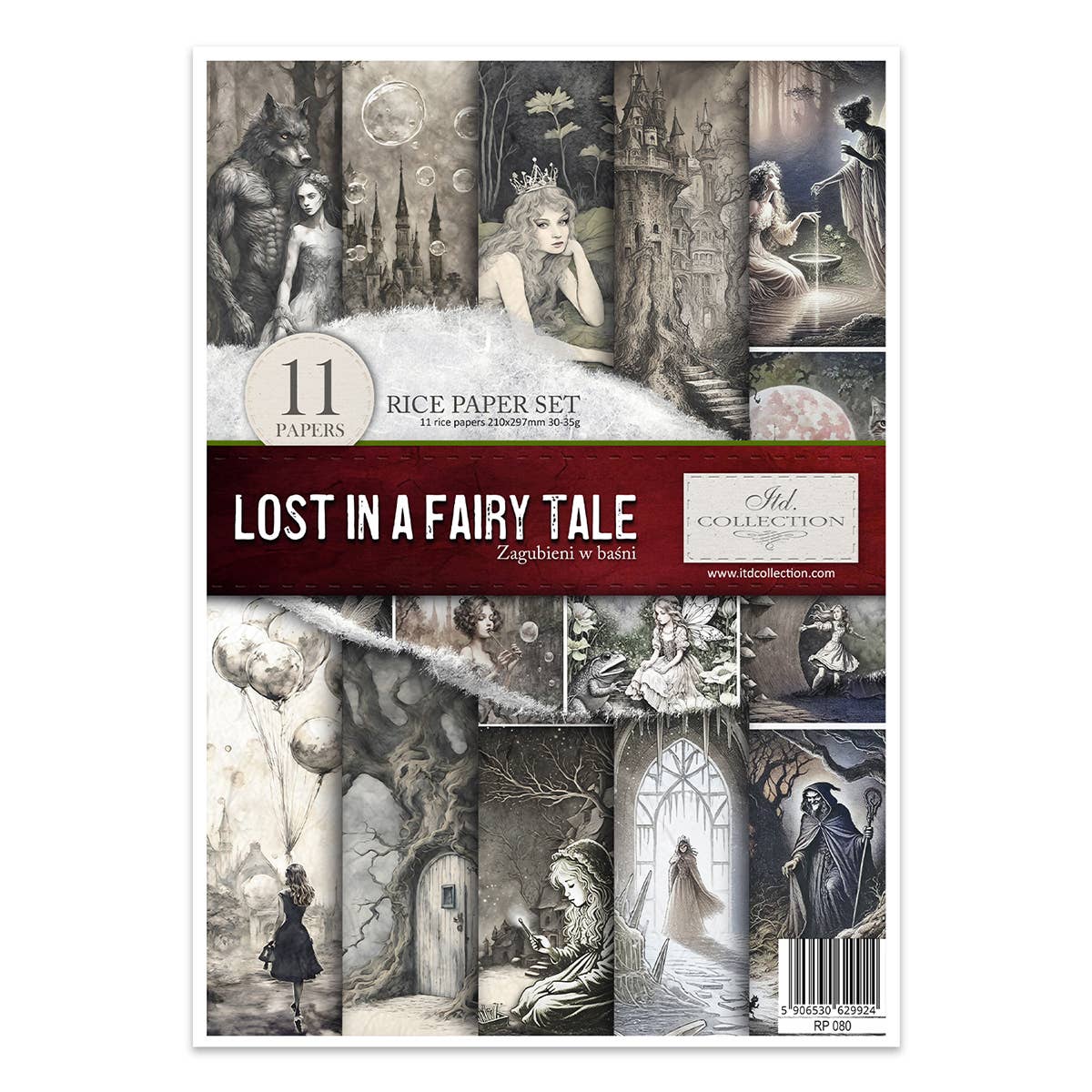 Rice paper set - A4 - Lost in a fairy tale