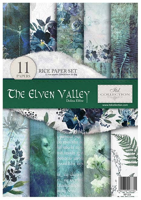 Rice paper set - A4 - The Elven valley
