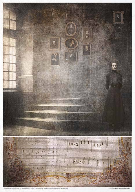 Rice paper set - A4 - Secrets - Gothic Stories