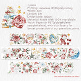 Sticker Pet Tape - Pre-cut - Holly Bloom - 60 mm