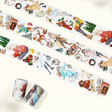 Sticker Pet Tape - Pre-cut - Snowy Strolls - 65 mm