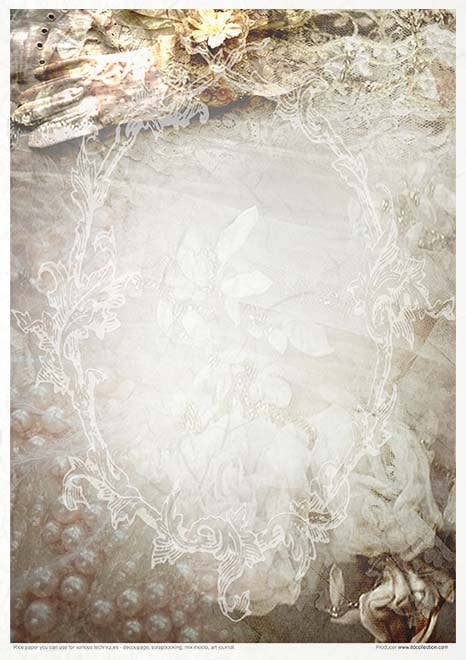 Rice paper set - A4 - Old Diary