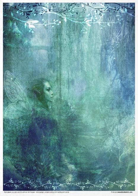 Rice paper set - A4 - The Elven valley