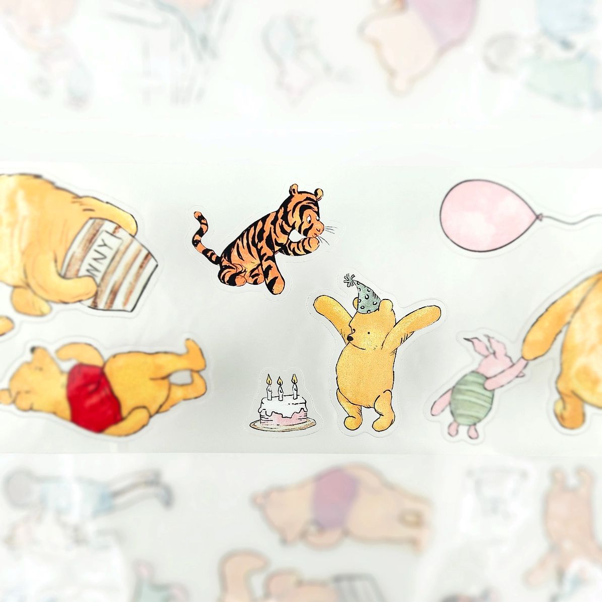 Pet Tape Pre-cut - Mic - 70 mm - Winnie the Pooh