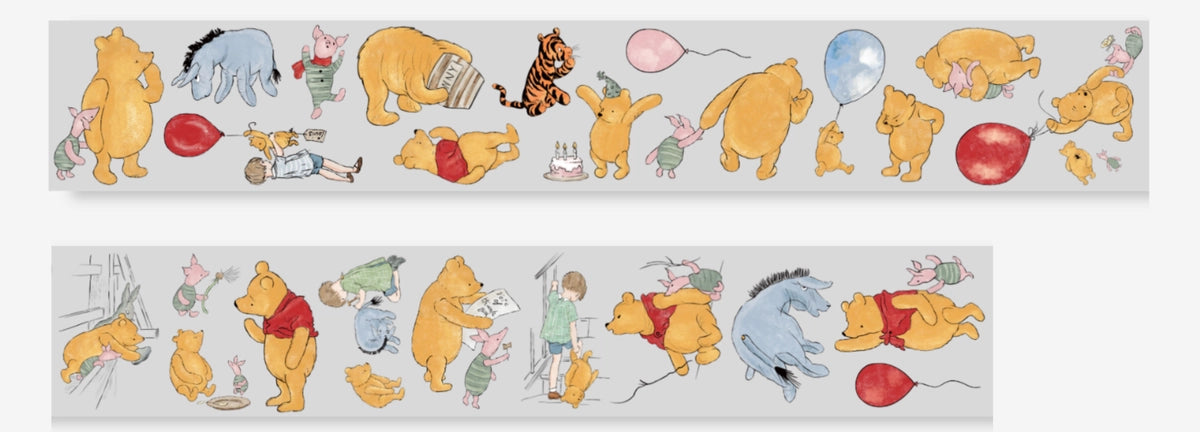 Pet Tape Pre-cut - Mic - 70 mm - Winnie the Pooh