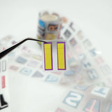 Pet Tape Pre-cut - Mic - 70 mm - Alphabet Soup