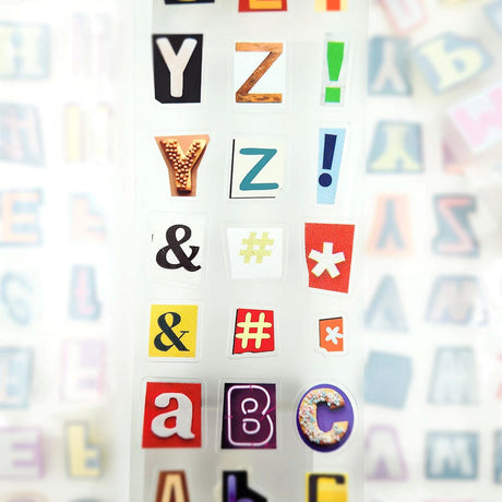 Pet Tape Pre-cut - Mic - 70 mm - Alphabet Soup