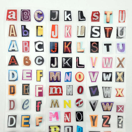 Pet Tape Pre-cut - Mic - 70 mm - Alphabet Soup