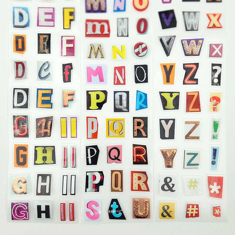 Pet Tape Pre-cut - Mic - 70 mm - Alphabet Soup