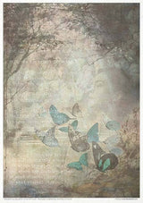 Rice paper set - A4 - Old Diary