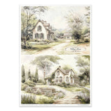 Rice paper set - A4 - Cottage in the Country