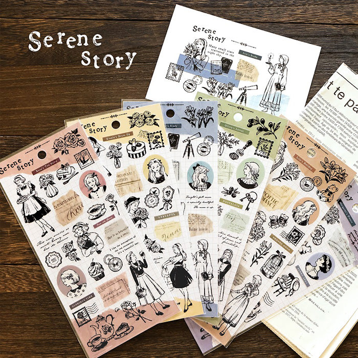 Stickers - Serene Story - Zinnia's dressing up