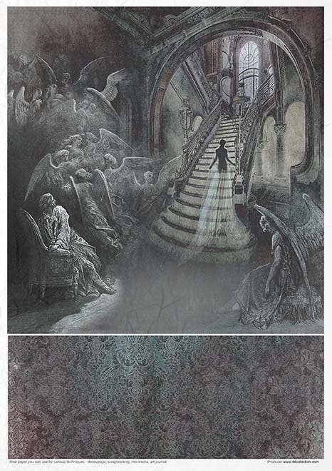 Rice paper set - A4 - Secrets - Gothic Stories