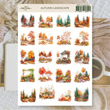 Stickers Plan &amp; Plot Studio Vinyl - Autumn Landscape