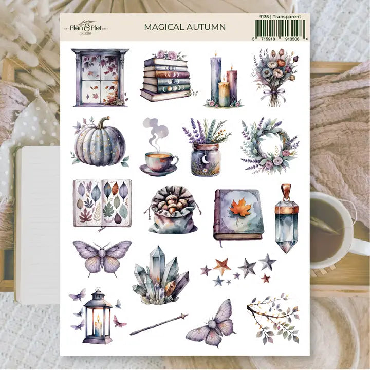 Stickers Plan &amp; Plot Studio Vinyl - Magical Autumn