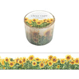Clear tape Sunflower