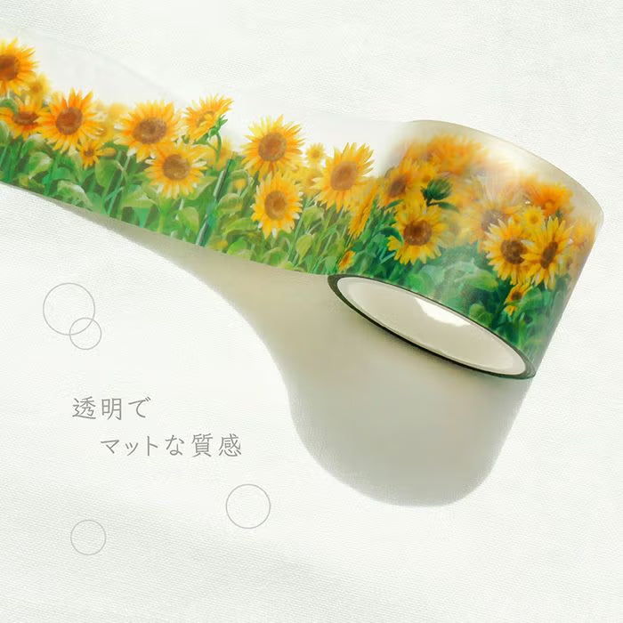 Clear tape Sunflower
