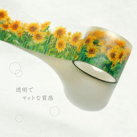 Clear tape Sunflower