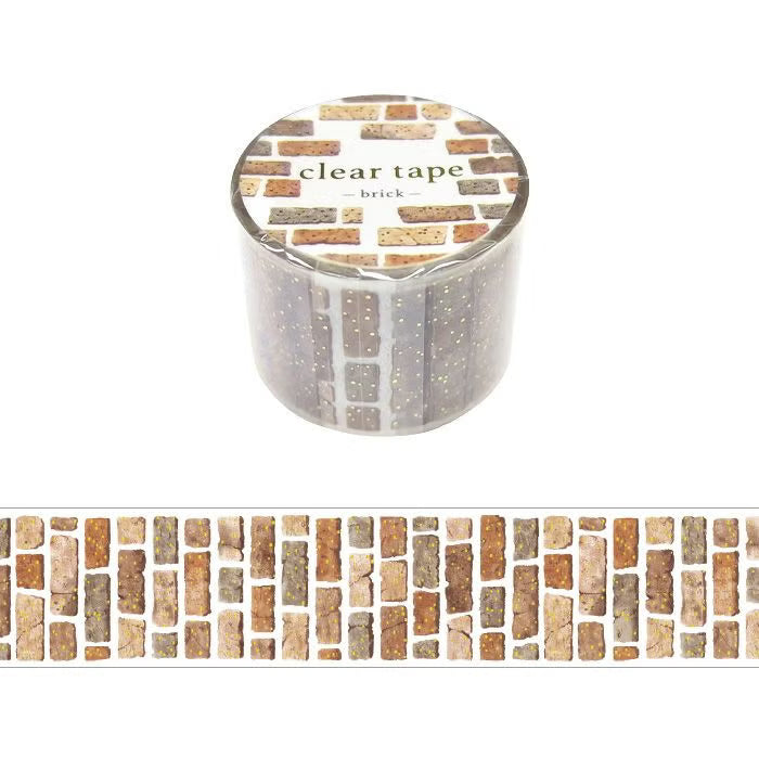 Clear tape 30 mm - Brick