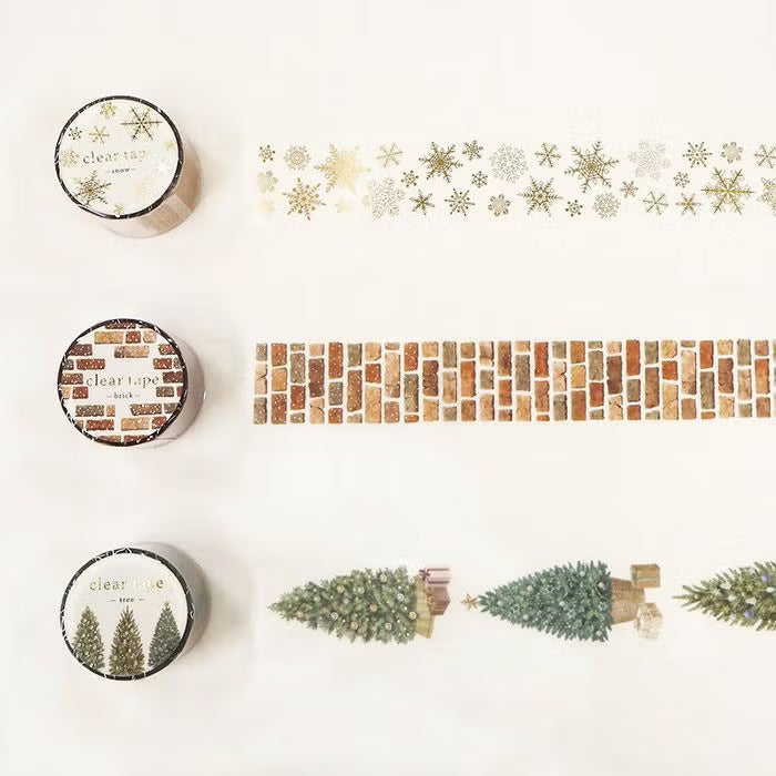 Clear tape 30 mm - Brick