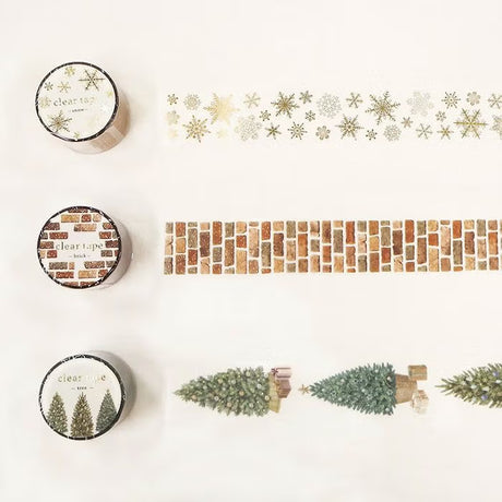 Clear tape 30 mm - Brick