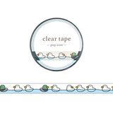 Clear tape 7 mm - Pop icon - Duck
