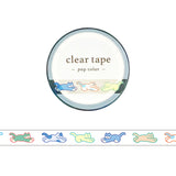 Clear tape 7 mm - Pop icon - Cat