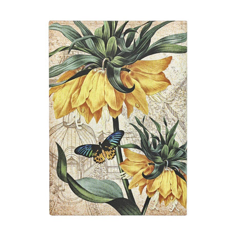 Anteckningsbok Golden Fritillaria Midi Linjerad Flexis