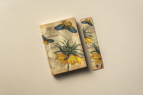 Anteckningsbok Golden Fritillaria Midi Linjerad Flexis