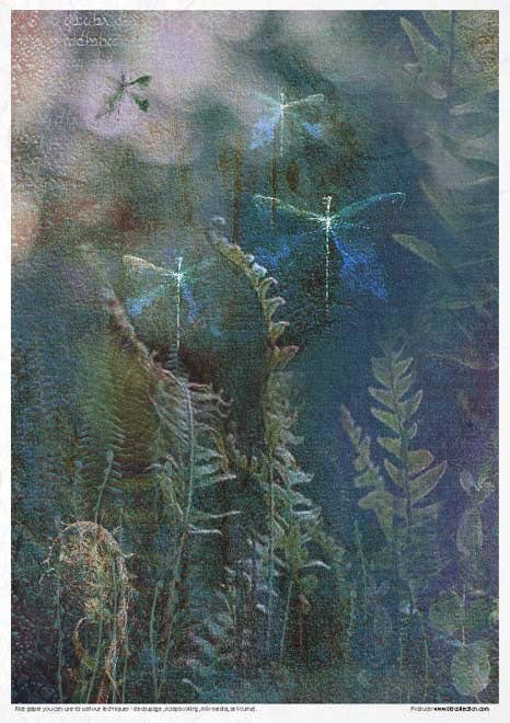 Rice paper set - A4 - The Elven valley