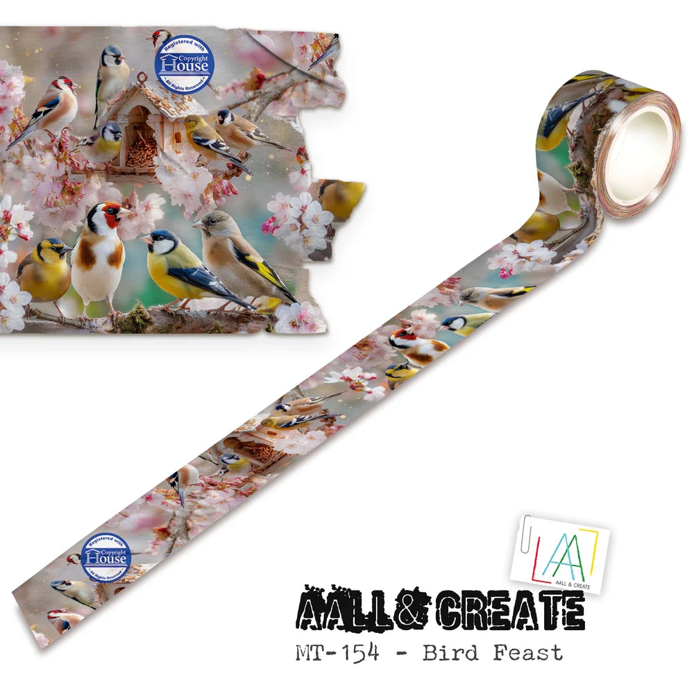 Washi Tape #154 Around Me - Bird Feast