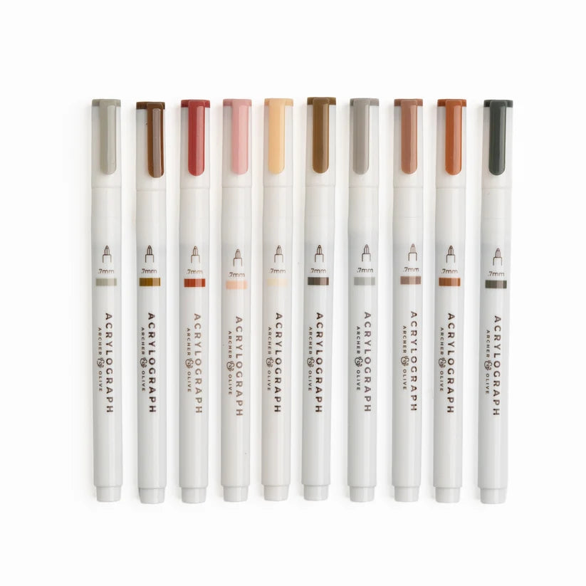 Acrylograph 10-pack 0,7 - Quiet Corners