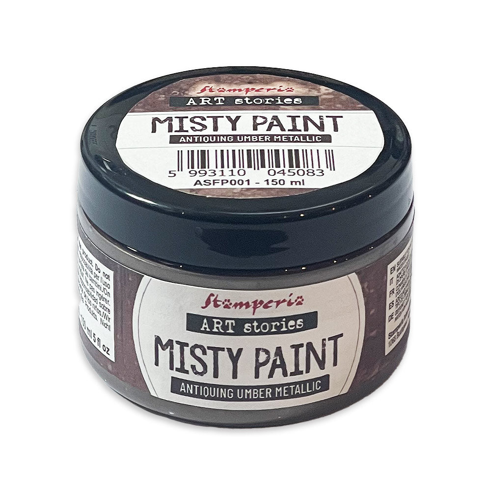 Misty Paint Art stories - 150 ml - Antiquing Umber Metallic