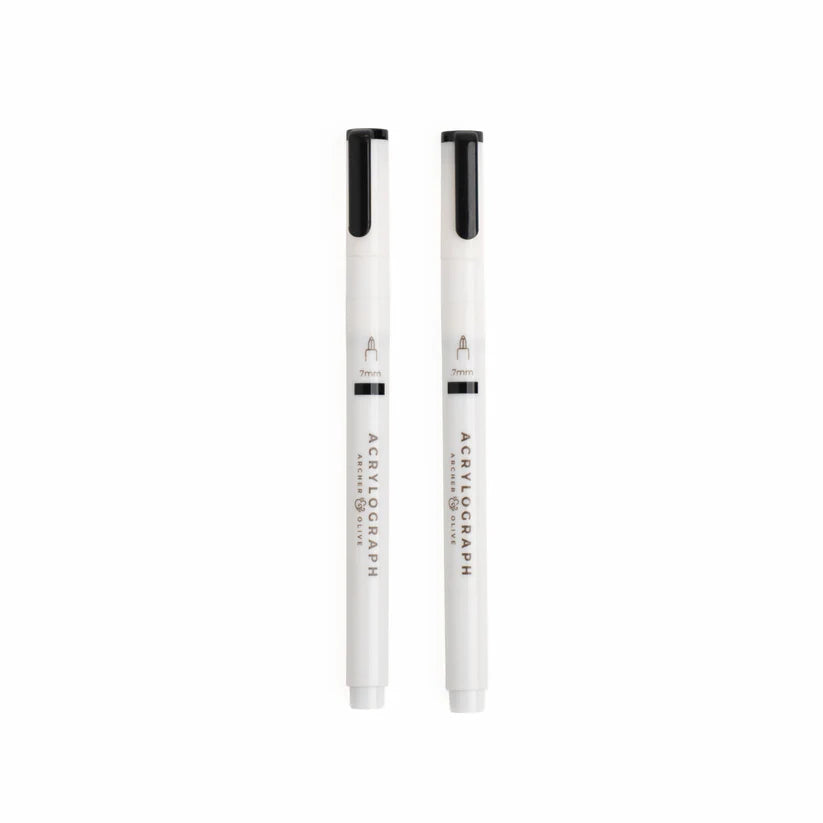 Acrylograph 2-pack 0,7 - Black