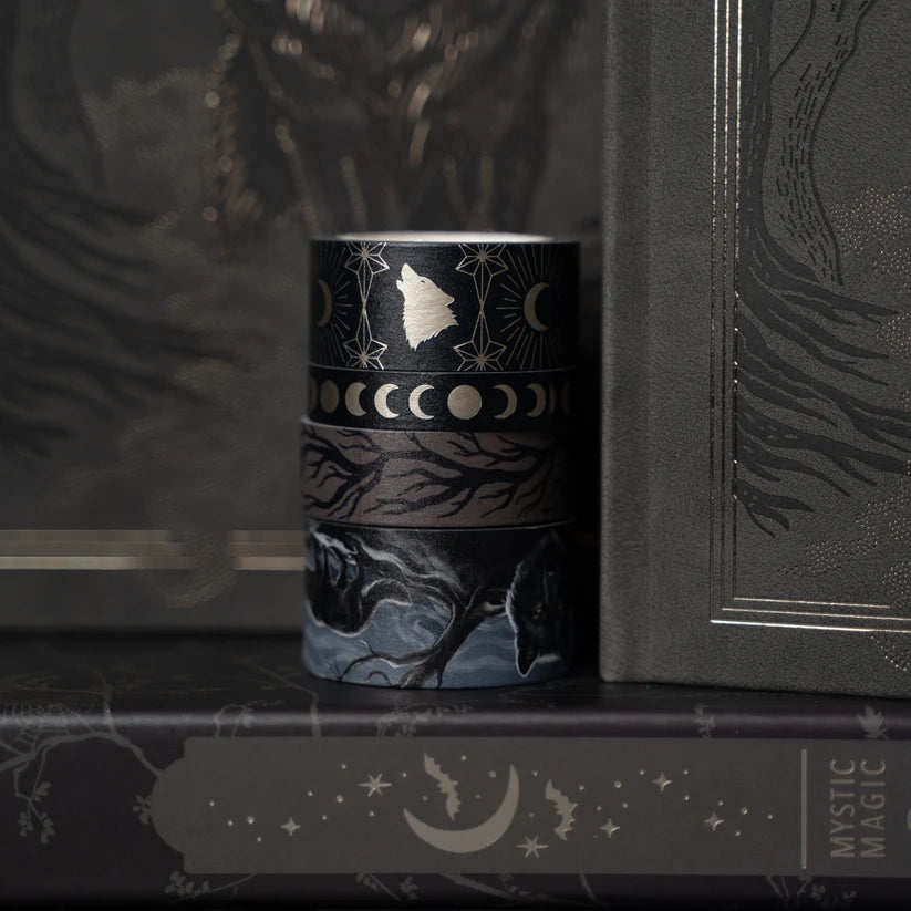 Washi tape - 4-pack - Wolf in the Night