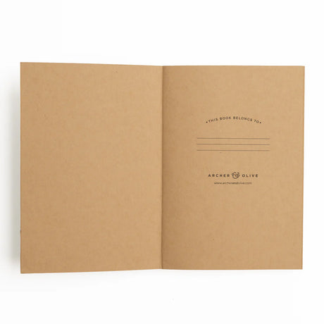 A5 Softcover Notebook - Refill - Dotted - Kraft
