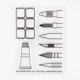 Clear Stamp Set - Art Supply Bin