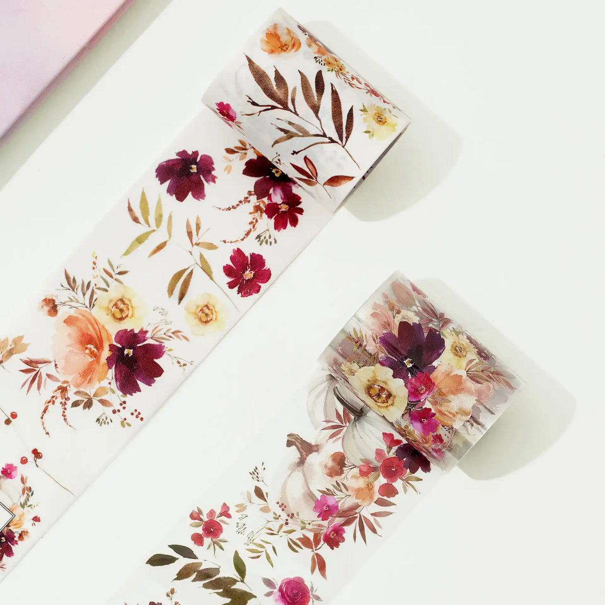 PET tape Autumn Rose - 60 mm