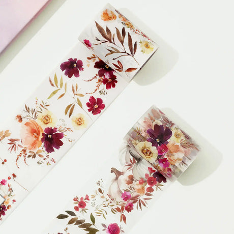 PET tape Autumn Rose - 60 mm