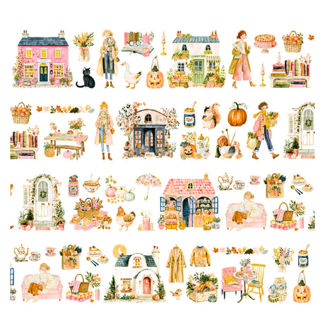 Pre cut Pet Tape - Penpaling Paula - Autumn Vibes