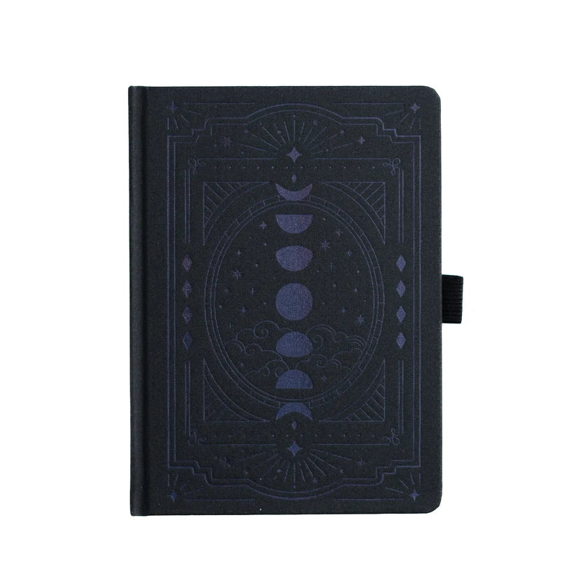 Dotted Notebook - B6 - Black on black Wonderstruck