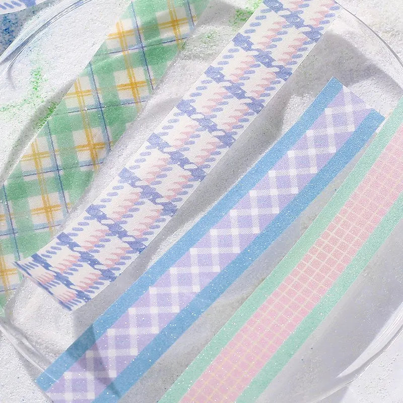 Washi tape Check - Yogurt