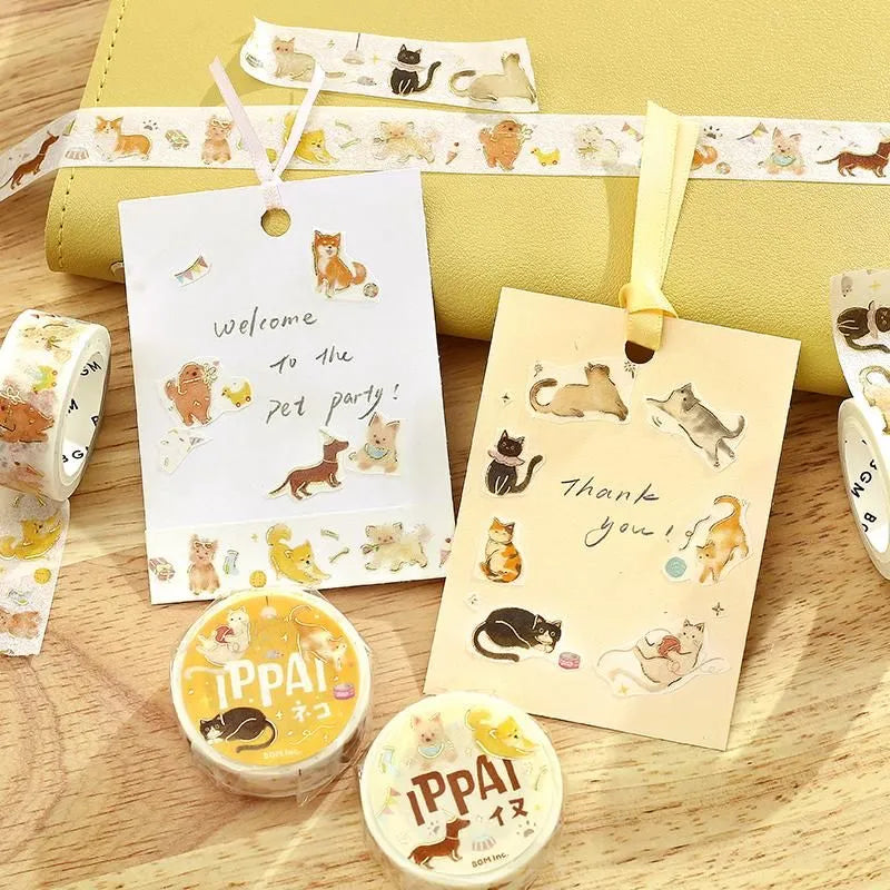 Washi Tape Ippai - Full of cats