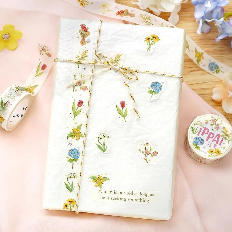 Washi Tape Ippai - Full of bouquets