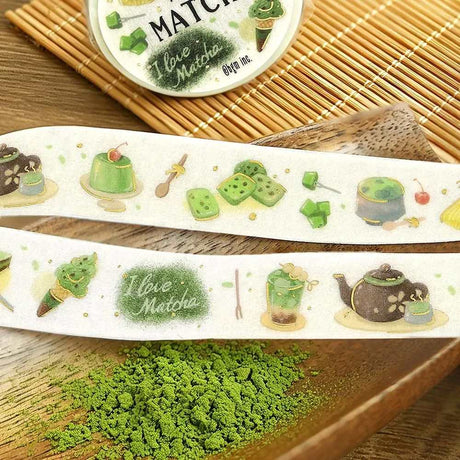 Washi Tape Tokimeki Flavor - Matcha