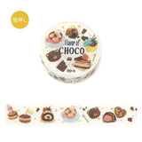 Washi Tape Tokimeki Flavor - Chocolate