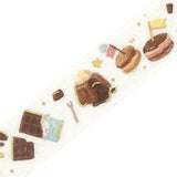 Washi Tape Tokimeki Flavor - Chocolate