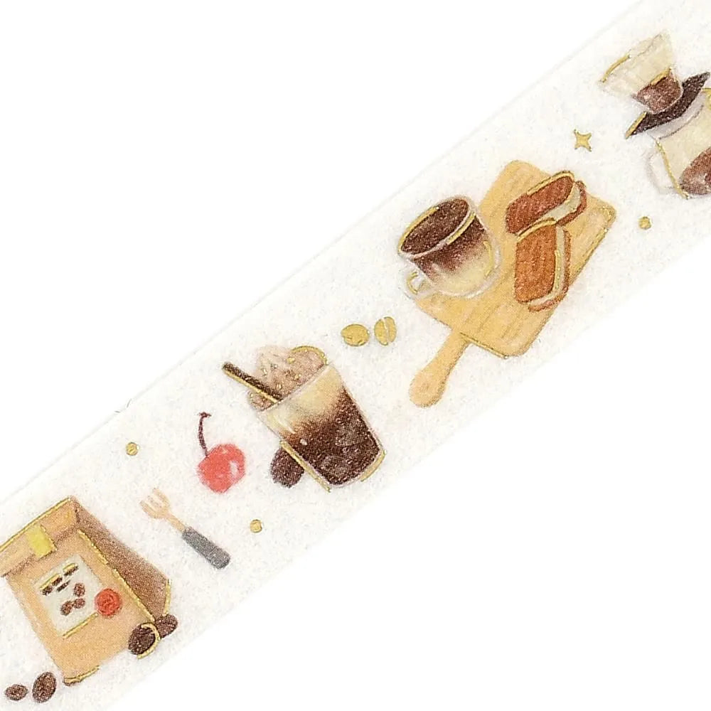 Washi Tape Tokimeki Flavor - Coffee